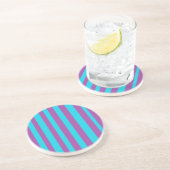 En Grès Dessous de verre Bars violets (Côté)