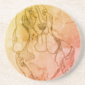 En Grès Dessous de verre Bassie (Devant)