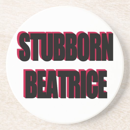 En Grès Dessous de verre Béatrice têtu (Devant)