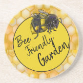 En Grès Dessous de verre Bee Friendly Garden Bumblebee (Devant)
