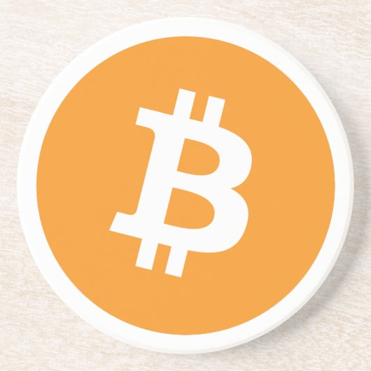 En Grès Dessous de verre Bitcoin (Devant)