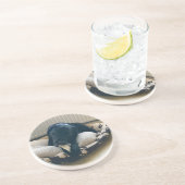 En Grès Dessous de verre Black Labrador (Côté)