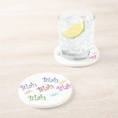 En Grès dessous de verre Blah (Côté)