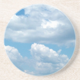En Grès dessous de verre "Blue Skies"