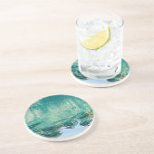 En Grès Dessous de verre Blue Water (Côté)