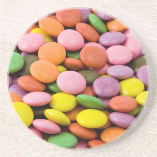 En Grès Dessous de verre Bonbons sucrés (Devant)
