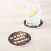 En Grès Dessous de verre Bonne année (Côté)