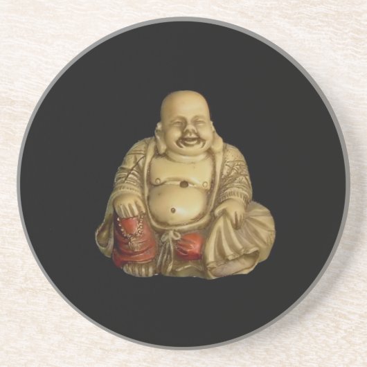 En Grès Dessous de verre Bouddha Statue (Devant)