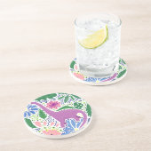 En Grès Dessous de verre Brachiosaurus Dino (Côté)