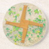 En Grès Dessous de verre Brighid Cross (Devant)