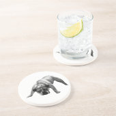 En Grès Dessous de verre Bulldog à surveiller (Côté)