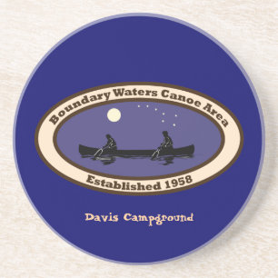 En Grès Dessous de verre BWCA - Texte personnalisé