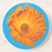 En Grès Dessous de verre - Calendula (Devant)