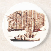 En Grès Dessous de verre - Camarade tombée (Devant)