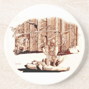 En Grès Dessous de verre - Camarade tombée