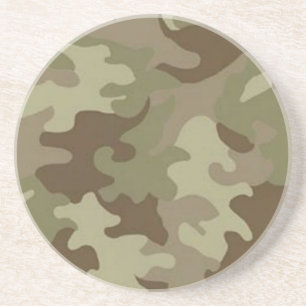 En Grès Dessous de verre Camouflage