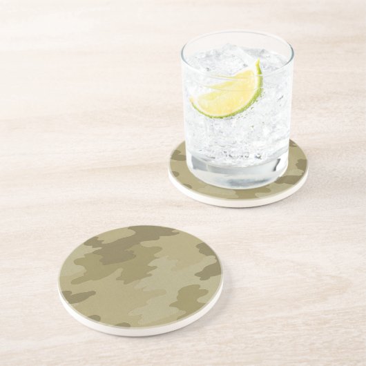 En Grès Dessous de verre Camouflage clair (Côté)