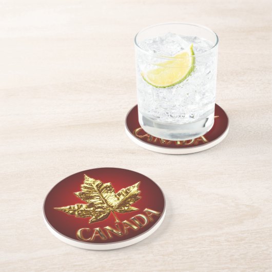 En Grès Dessous de verre Canada Dessous de verre souvenir (Côté)
