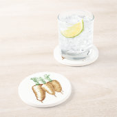 En Grès Dessous de verre carottes (Côté)