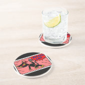 En Grès Dessous de verre CAT Mel NINJA (Côté)