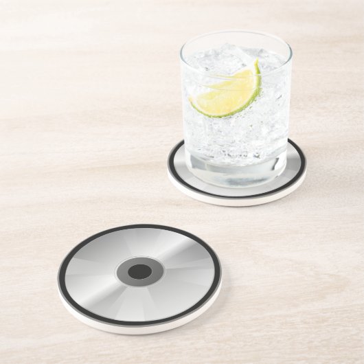 En Grès Dessous de verre CD (Côté)