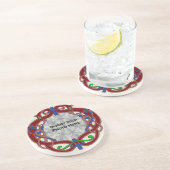 En Grès Dessous de verre celtiques de modèle photo de (Côté)