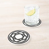 En Grès Dessous de verre celtiques de noeud (Côté)