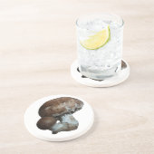 En Grès Dessous de verre champignon (Côté)
