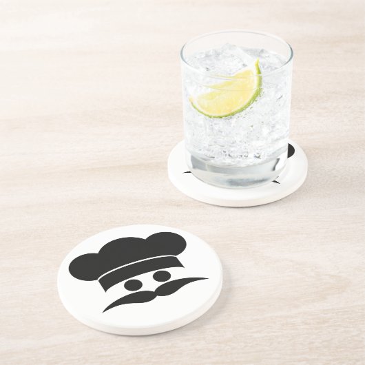EN GRÈS DESSOUS DE VERRE CHEF (Côté)