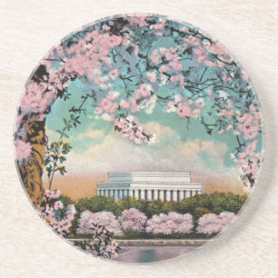 En Grès Dessous de verre Cherry Blossoms