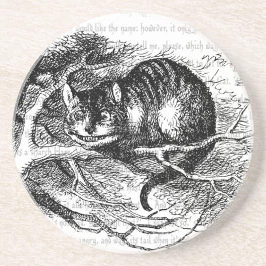 En Grès Dessous de verre Cheshire Cat (Devant)