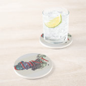 En Grès Dessous de verre chinois (Côté)