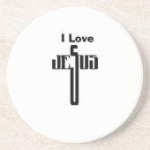 En Grès Dessous de verre chrétien (Devant)