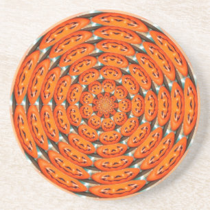 En Grès Dessous de verre citrouille