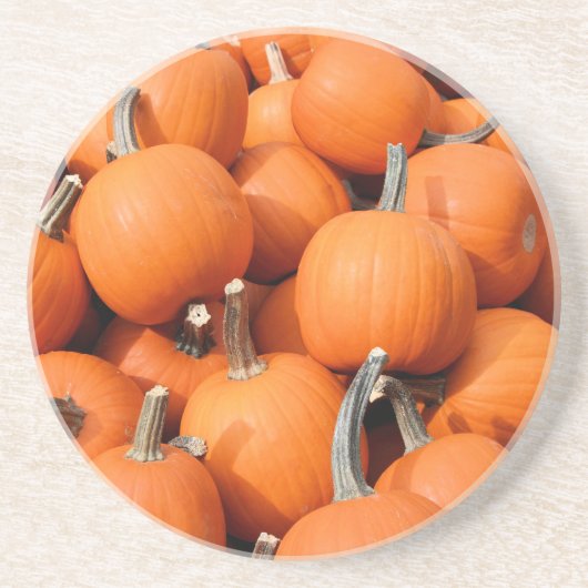 En Grès Dessous de verre citrouille (Devant)