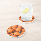 En Grès Dessous de verre citrouille (Côté)