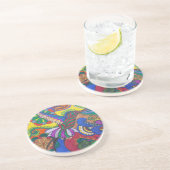 En Grès Dessous de verre Colibri (Côté)