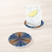 En Grès Dessous de verre Coral Kaleidoscope (Côté)