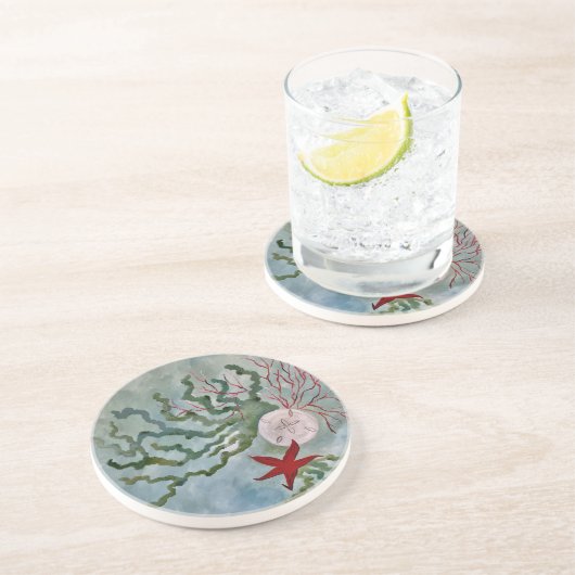 En Grès Dessous de verre côtier (Côté)