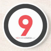 En Grès Dessous de verre créatifs de neuf règles (Devant)