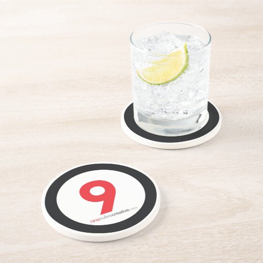 En Grès Dessous de verre créatifs de neuf règles (Côté)