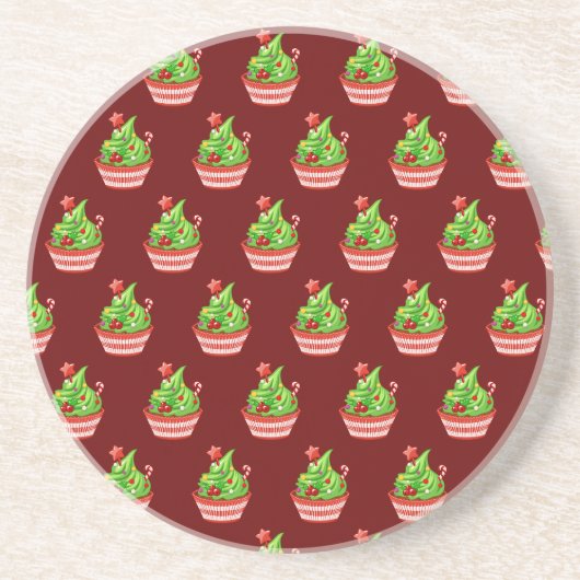 En Grès Dessous de verre Cupcake (Devant)