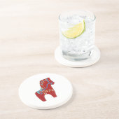 En Grès Dessous de verre Dala Horse (Côté)