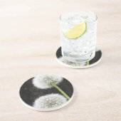 En Grès Dessous de verre - Dandelions (Côté)