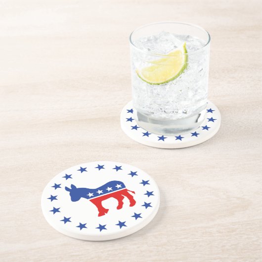 En Grès Dessous de verre d'âne de Démocrate (Côté)