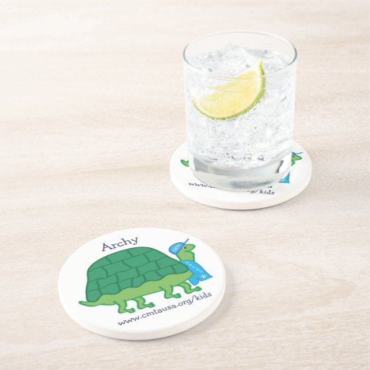 En Grès Dessous de verre d'Archy (Côté)