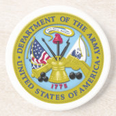 En Grès Dessous de verre d'armée (Devant)