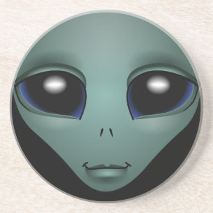 En Grès Dessous de verre d'art Alien Cadeaux et décoration