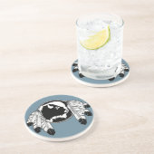 En Grès Dessous de verre d'art autochtones Cadeaux de faun (Côté)