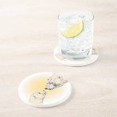 En Grès Dessous de verre d'art Ours Polaire Dessous de ver (Côté)